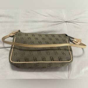 Dooney & Bourke Brown and Tan Mini Bag